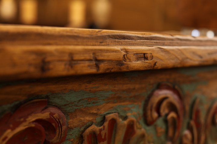 Santa Fe Carved Console Table