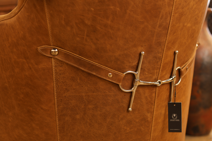 Bridle Leather Swivel Chair