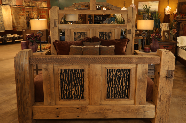 Reclaimed Timber & Bark Bed