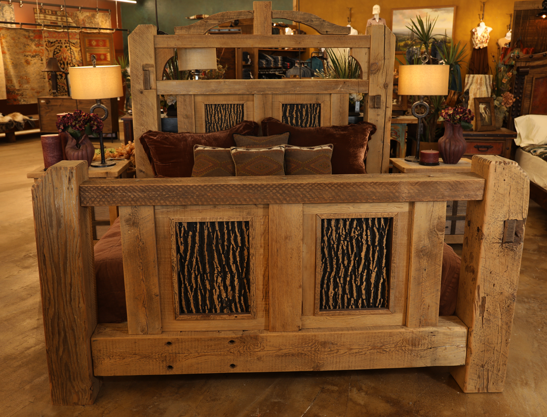 Reclaimed Timber & Bark Bed