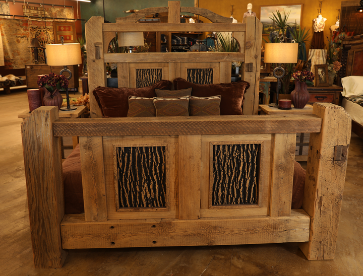 Reclaimed Timber & Bark Bed