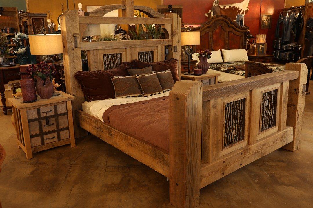 Reclaimed Timber & Bark Bed