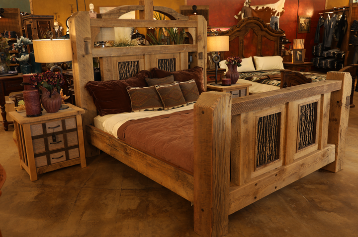 Reclaimed Timber & Bark Bed