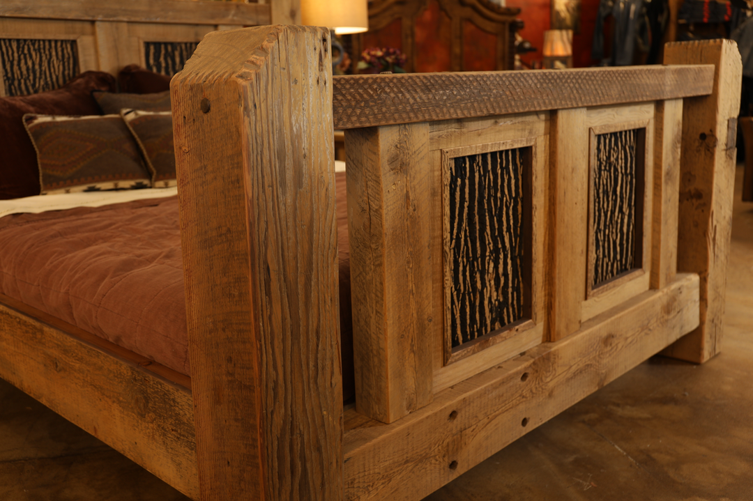 Reclaimed Timber & Bark Bed