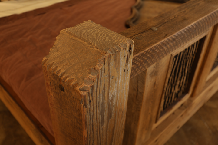 Reclaimed Timber & Bark Bed