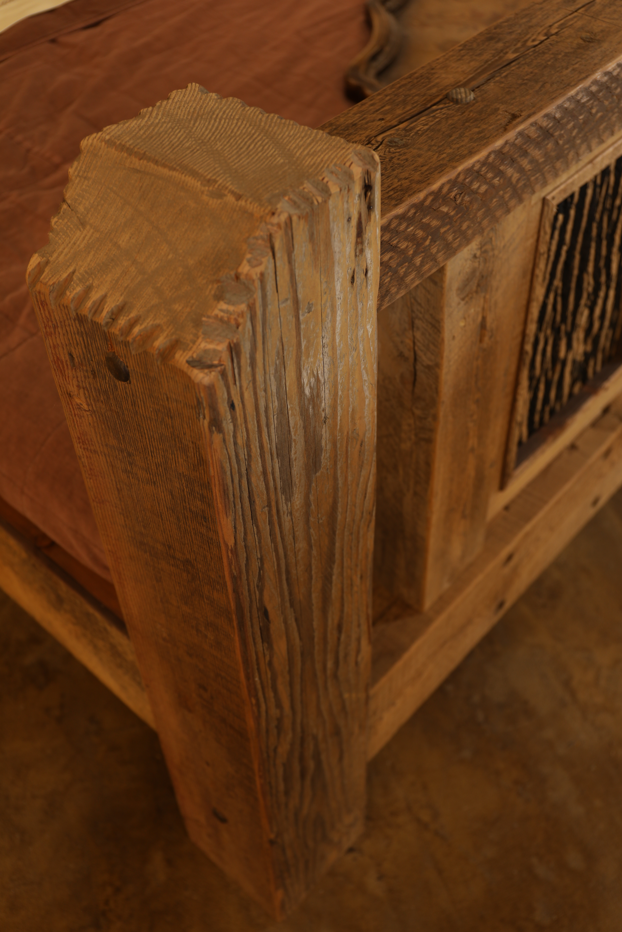Reclaimed Timber & Bark Bed