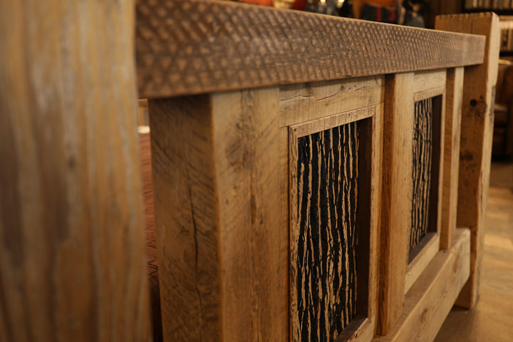 Reclaimed Timber & Bark Bed
