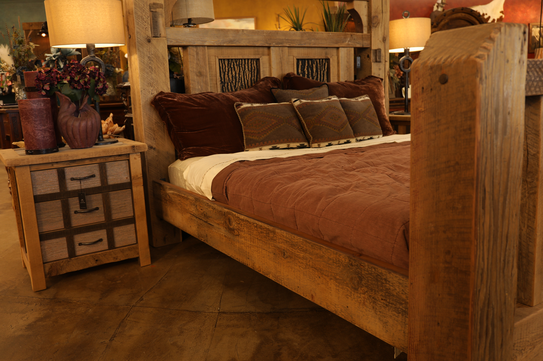 Reclaimed Timber & Bark Bed