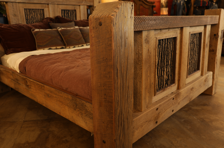 Reclaimed Timber & Bark Bed