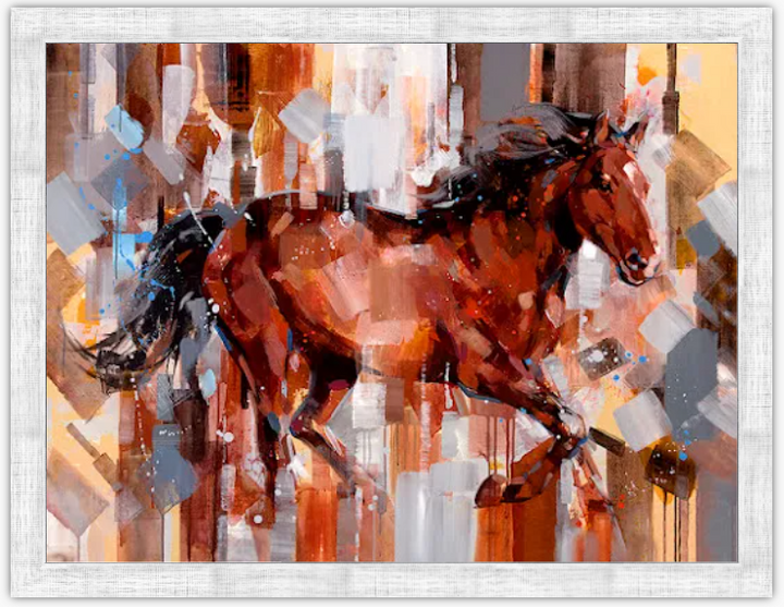 Wild at Dusk Canvas Giclee