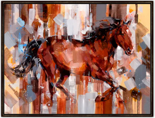 Wild at Dusk Canvas Giclee