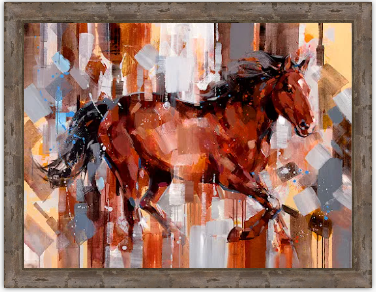 Wild at Dusk Canvas Giclee