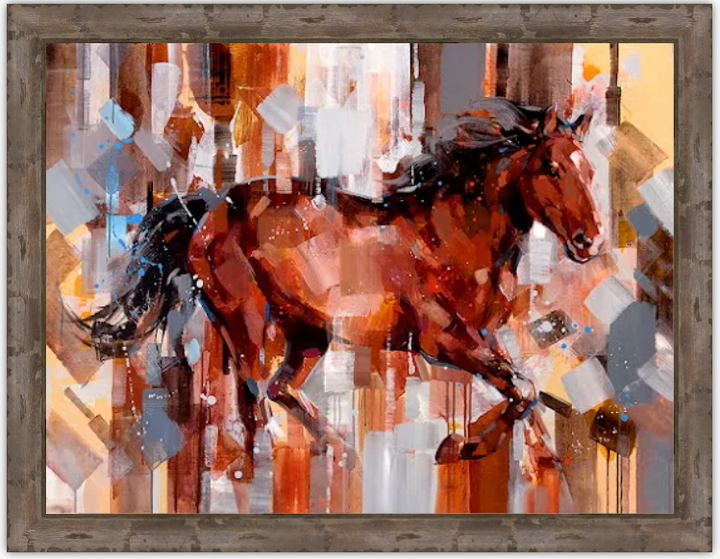 Wild at Dusk Canvas Giclee