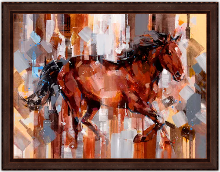 Wild at Dusk Canvas Giclee