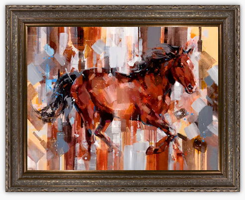 Wild at Dusk Canvas Giclee
