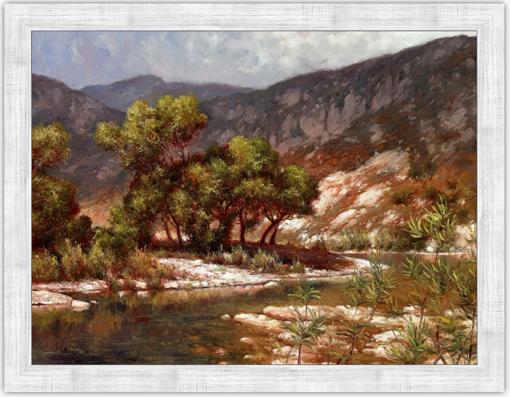 Western Washlands Canvas Giclee