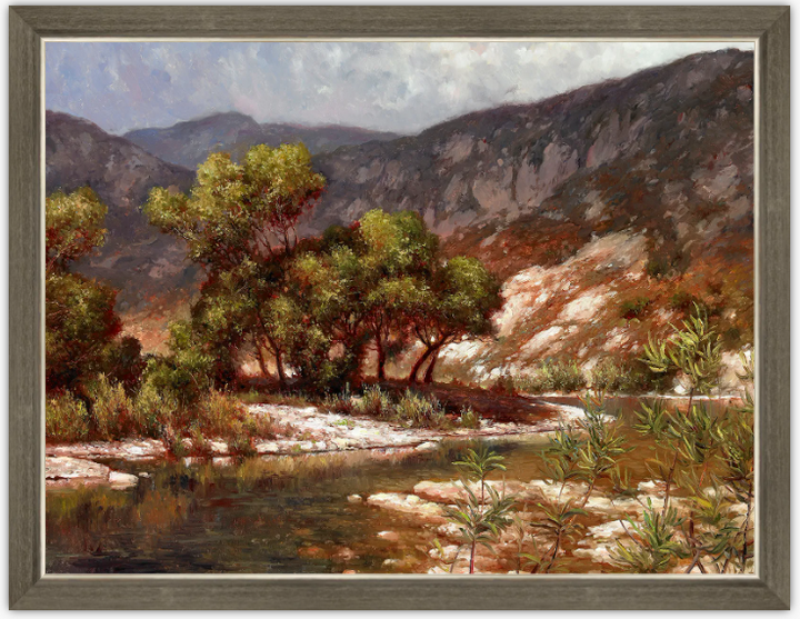 Western Washlands Canvas Giclee