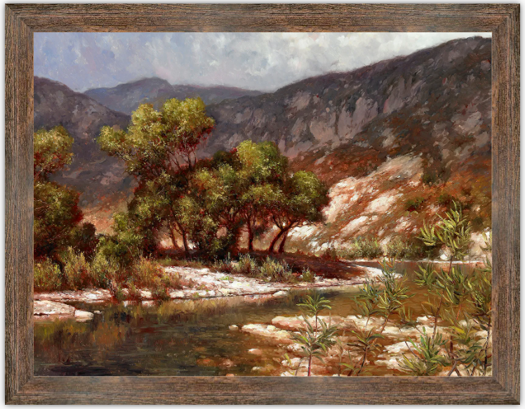 Western Washlands Canvas Giclee