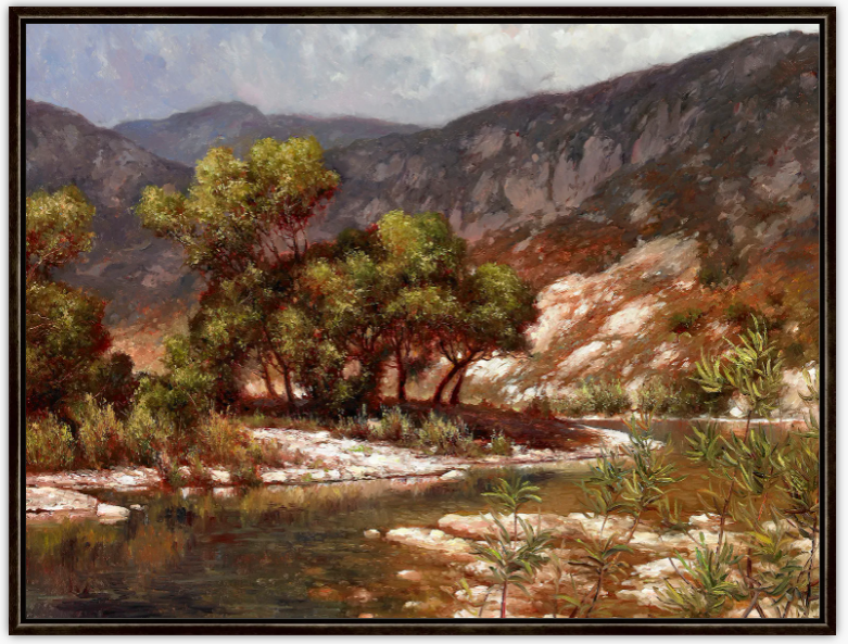 Western Washlands Canvas Giclee
