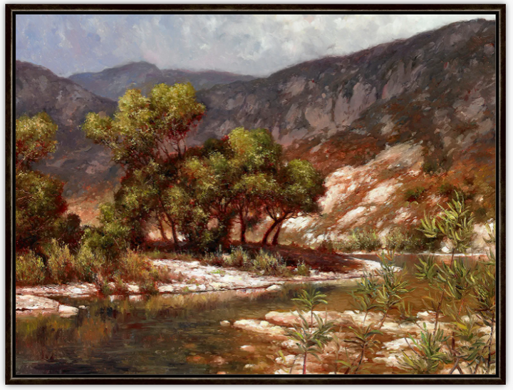 Western Washlands Canvas Giclee