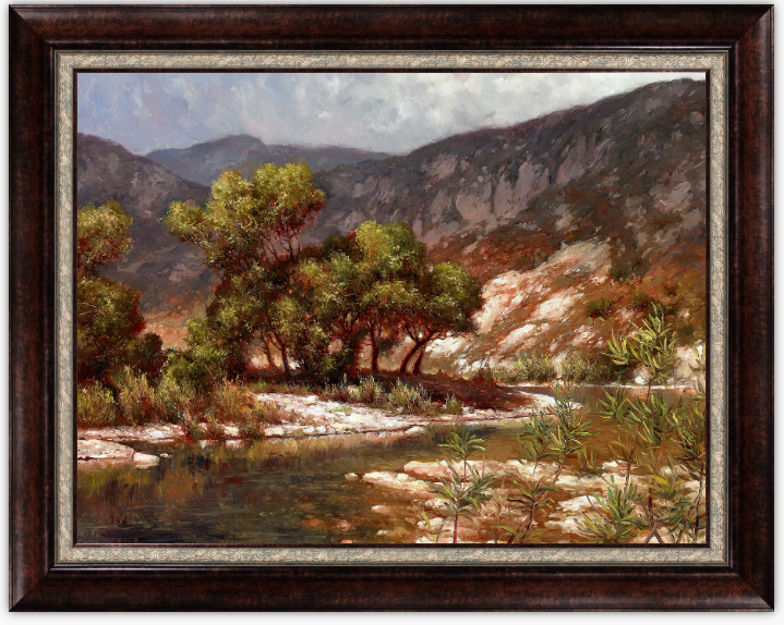 Western Washlands Canvas Giclee
