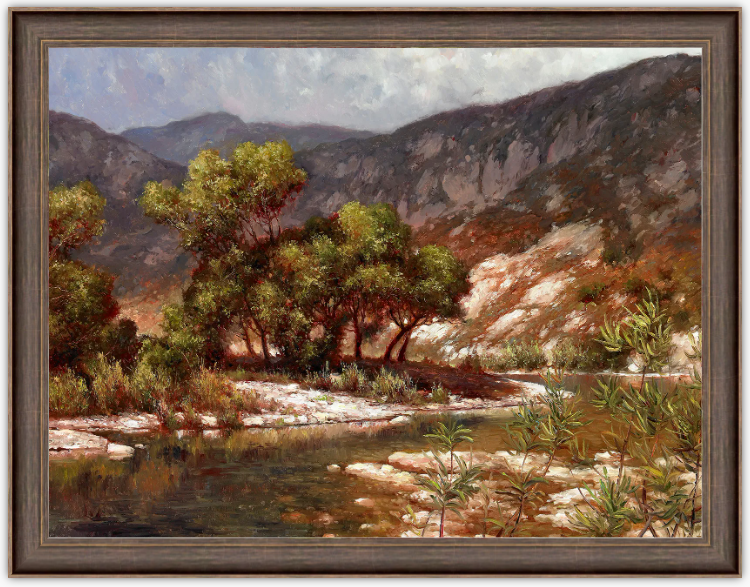 Western Washlands Canvas Giclee