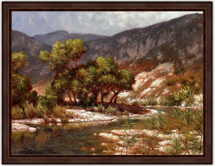 Western Washlands Canvas Giclee