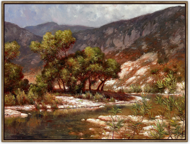 Western Washlands Canvas Giclee