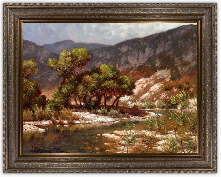 Western Washlands Canvas Giclee