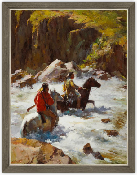 Whitewater Passage Canvas Giclee