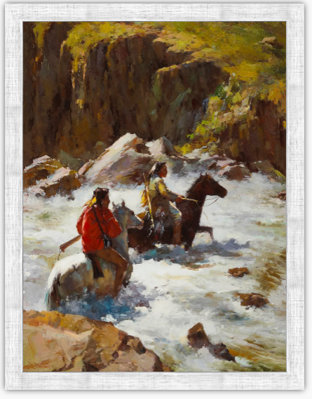 Whitewater Passage Canvas Giclee