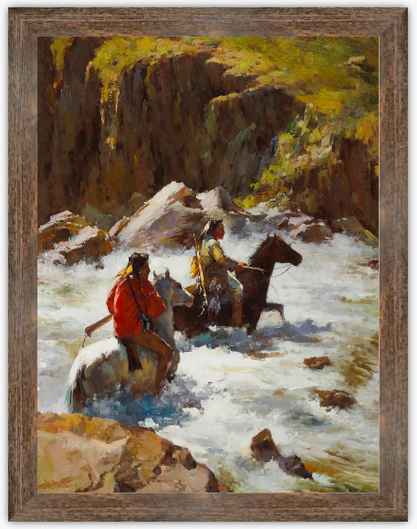 Whitewater Passage Canvas Giclee