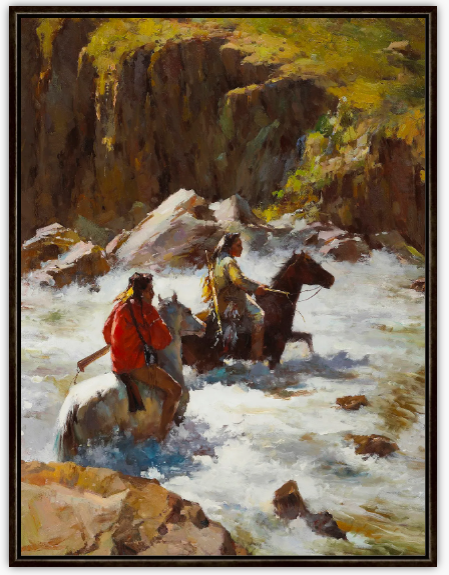 Whitewater Passage Canvas Giclee