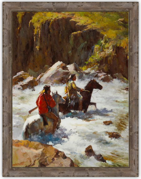 Whitewater Passage Canvas Giclee
