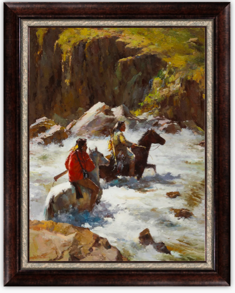 Whitewater Passage Canvas Giclee