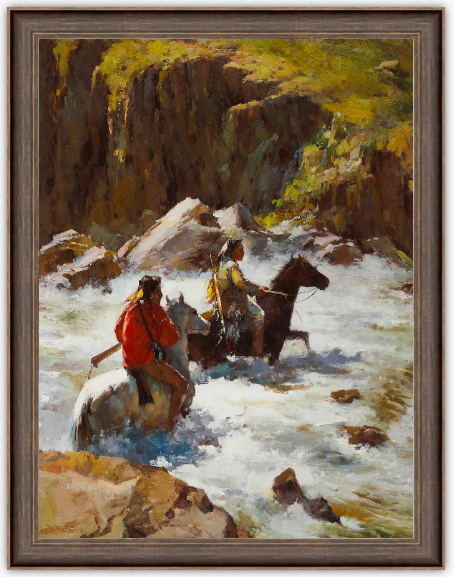 Whitewater Passage Canvas Giclee