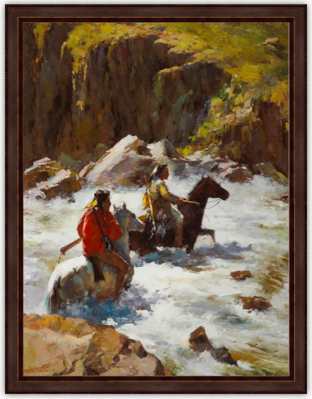 Whitewater Passage Canvas Giclee