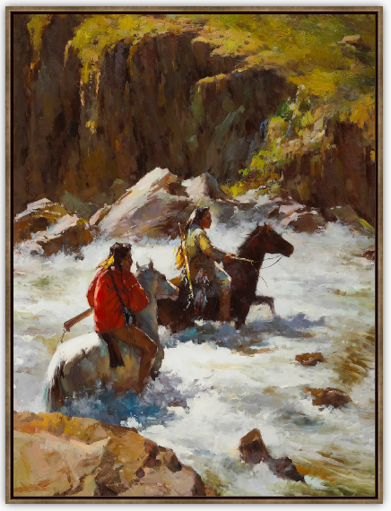 Whitewater Passage Canvas Giclee