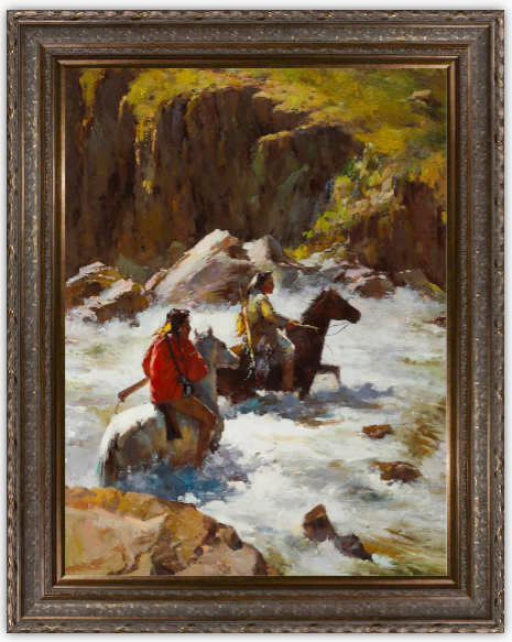 Whitewater Passage Canvas Giclee
