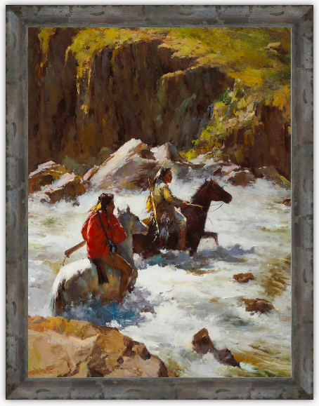 Whitewater Passage Canvas Giclee