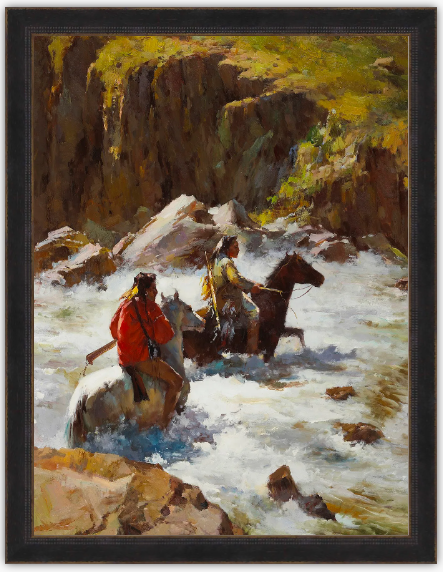 Whitewater Passage Canvas Giclee