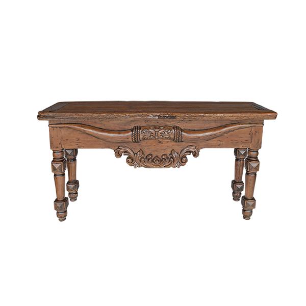 Longhorn Carved Console Table