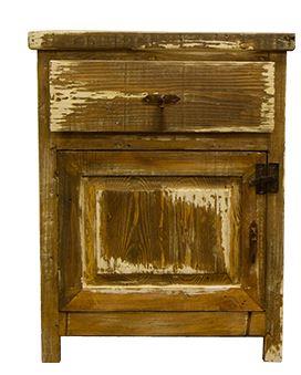 Antique White Nightstand
