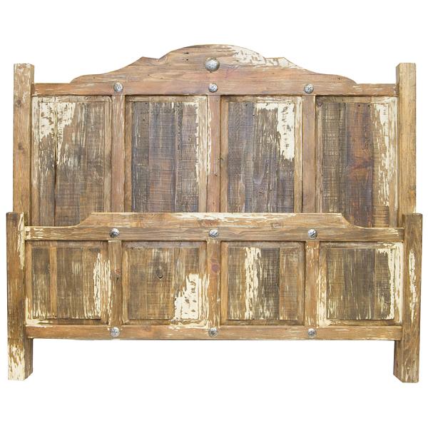 Antique White Bed