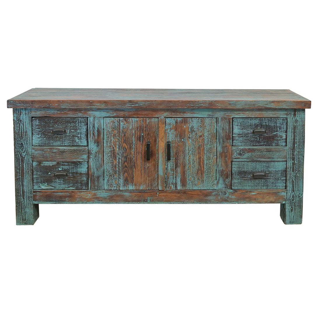 Creed Turquoise Console Table