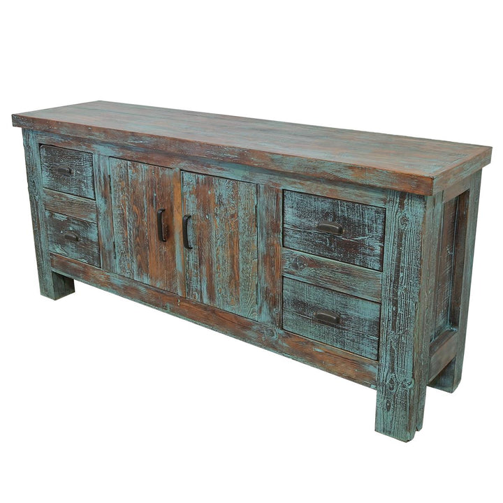 Creed Turquoise Console Table