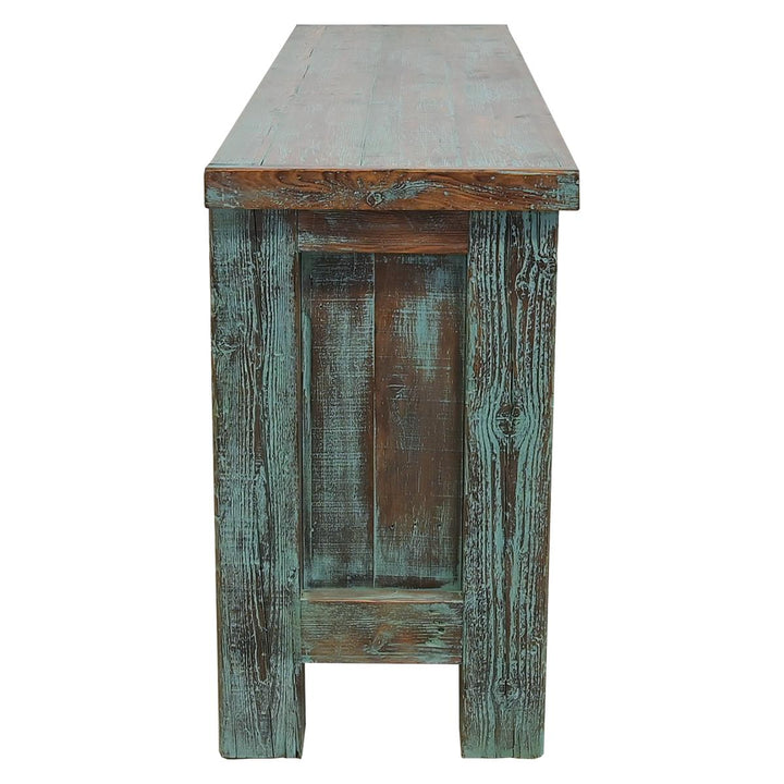 Creed Turquoise Console Table