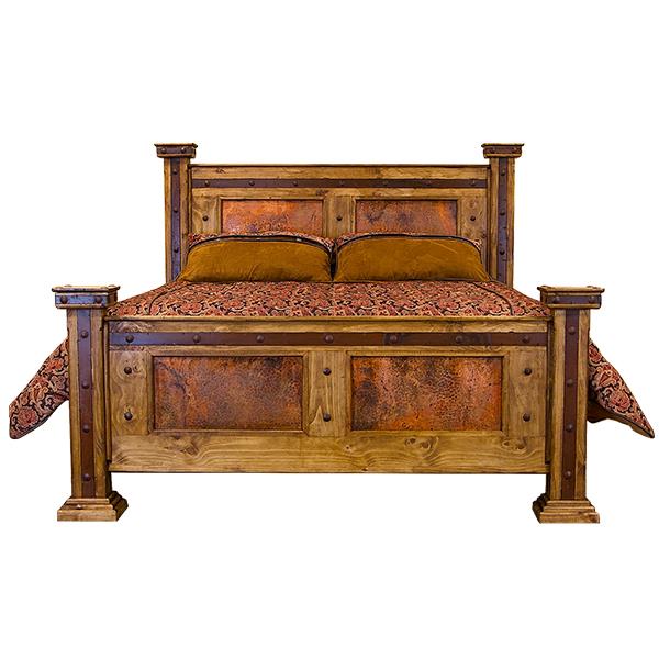 Copper Panel Bed