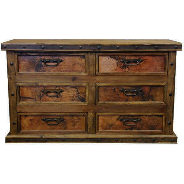 Copper Panel Dresser (Mirror Sold Separately)