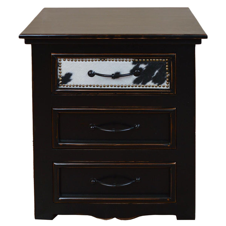 Black and White Canyon Nightstand